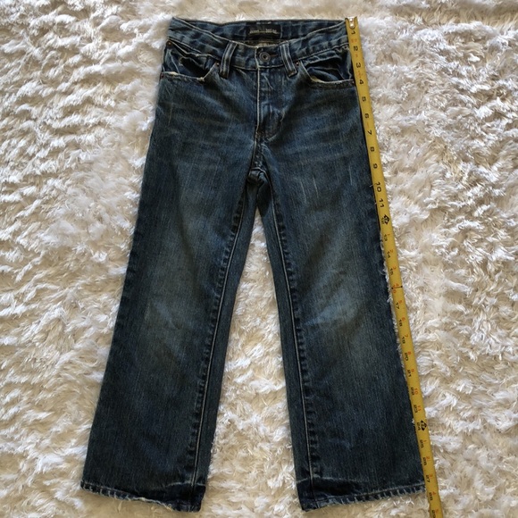 Old Navy Boys Size 6 Slim Boot Cut Jeans Pants 100% Cotton - Picture 8 of 12